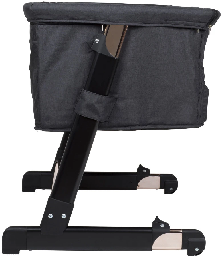 Babygo Together Zwart/Roségoud Wieg Aan Bed 4605 6 Babygo Together Zwart/Roségoud Wieg Aan Bed 4605 - Afbeelding 4