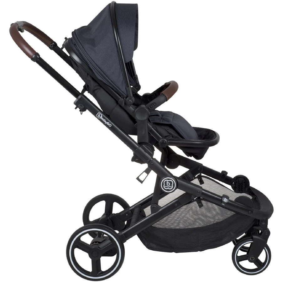 Babygo Twinner Grey Tandem Duowagen Incl. 2 Autostoelen 10 Babygo Twinner Grey Tandem Duowagen Incl. 2 Autostoelen - Afbeelding 8