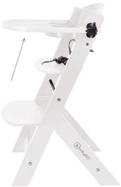 Babygo Wit Tafelblad Voor Meegroei Kinderstoel 56004 -Babyproducten Winkel babygo wit tafelblad voor meegroei kinderstoel 3 1