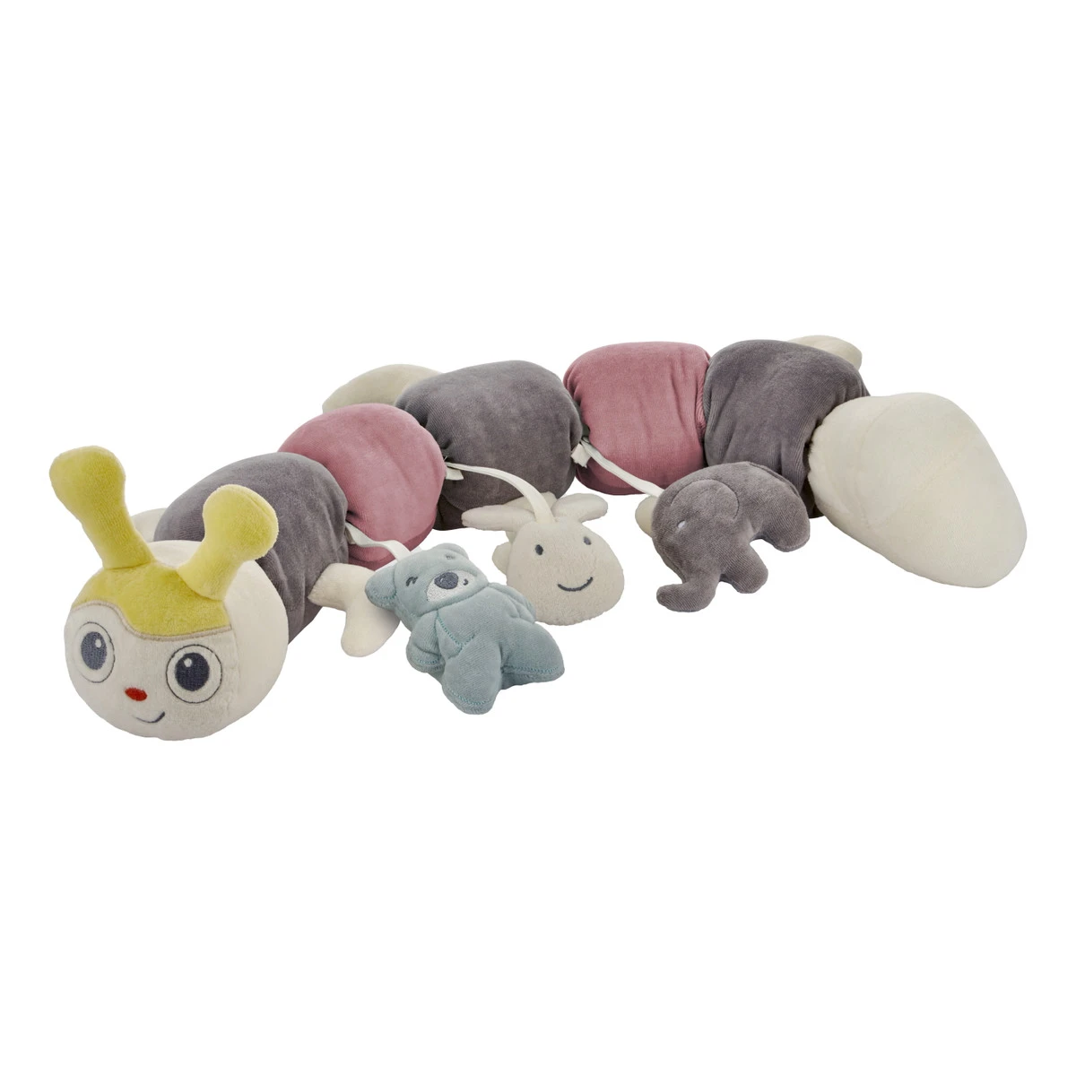 Babyjem Rups Roze 80cm Speelknuffel En Kussen 675 3 Babyjem Rups Roze 80cm Speelknuffel En Kussen 675