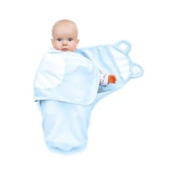 Babyjem Soft Swaddle Medium Ecru Inbakerdoek 4308 -Babyproducten Winkel babyjem soft swaddle me blauw wikkeldeken 1114302 4 1
