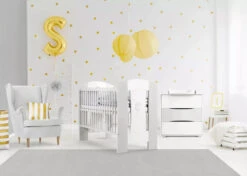 Ledikant Fleur 60x120 Cm 11 Ledikant Fleur 60x120 Cm -Babyproducten Winkel babykamer fleur 1