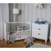 Babykamer Lieke Wit: Ledikant & Commode 1 Babykamer Lieke Wit: Ledikant & Commode -Babyproducten Winkel babykamer lieke wit ledikant commode