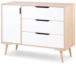 Babykamer Marloes Naturel: Ledikant & Commode -Babyproducten Winkel babykamer marloes ledikant commode kast 4 1 5