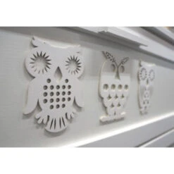 Babykamer Uil Wit: Ledikant, Commode En 2-Deurs Kast -Babyproducten Winkel babykamer uil wit ledikant commode en 2 deurs kast 6 1