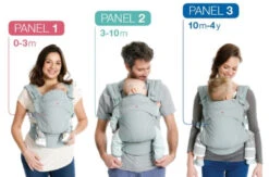 Babylonia Flexia Sepia Draagzak BDDFLEX_1_502 -Babyproducten Winkel babylonia flexia pine green draagzak 8 1 1