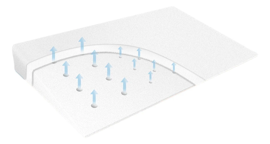 Babymatex AeroKlin Wit 40x36 Cm Hellend Vlak Kussen TB0250_01 4 Babymatex AeroKlin Wit 40x36 Cm Hellend Vlak Kussen TB0250_01 - Afbeelding 2