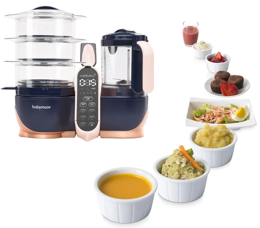 Babymoov Nutribaby Plus XL Stoomkoker / Mixer / Flessenverwarmer In 1 A001127 - Afbeelding 2