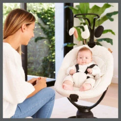 Babymoov Swoon Evolution Teddy Curl White Babyschommel A055020 -Babyproducten Winkel babymoov swoon evolution curl white babyschommel a055020 3