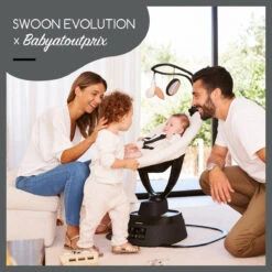 Babymoov Swoon Evolution Teddy Curl White Babyschommel A055020 -Babyproducten Winkel babymoov swoon evolution curl white babyschommel a055020 4