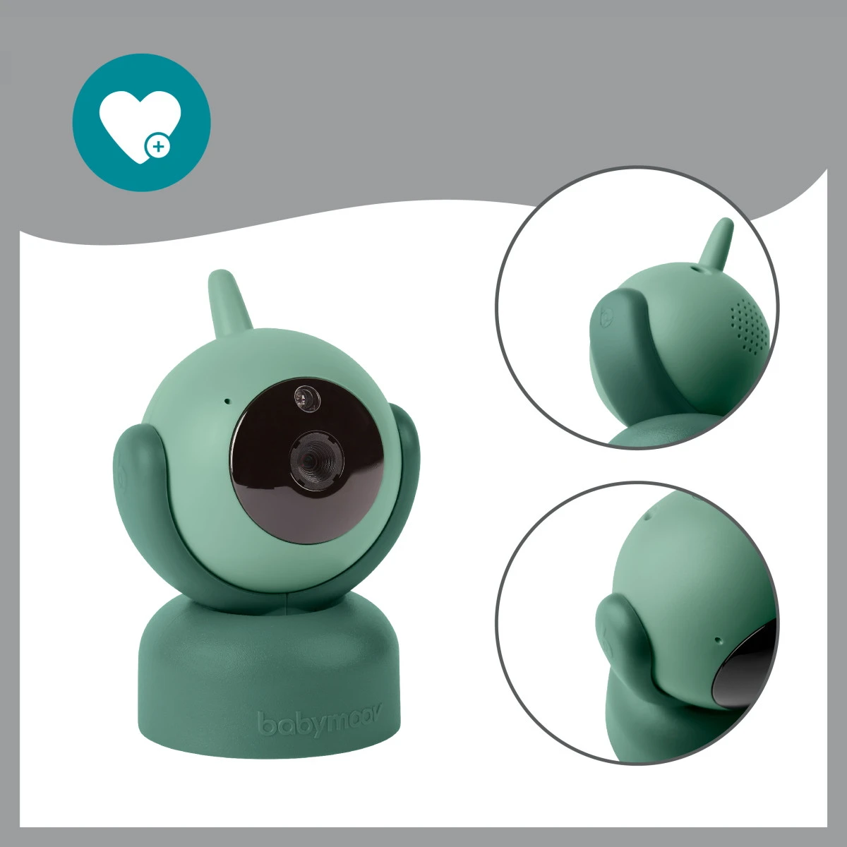 Babymoov Yoo Master 3,5 Inch 360° Beeldbabyfoon A014425 4 Babymoov Yoo Master 3,5 Inch 360° Beeldbabyfoon A014425 - Afbeelding 2