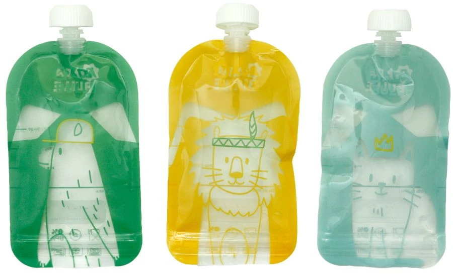 Badabulle 15 Stuks Herbruikbare Knijpzakjes B004500 3 Badabulle 15 Stuks Herbruikbare Knijpzakjes B004500