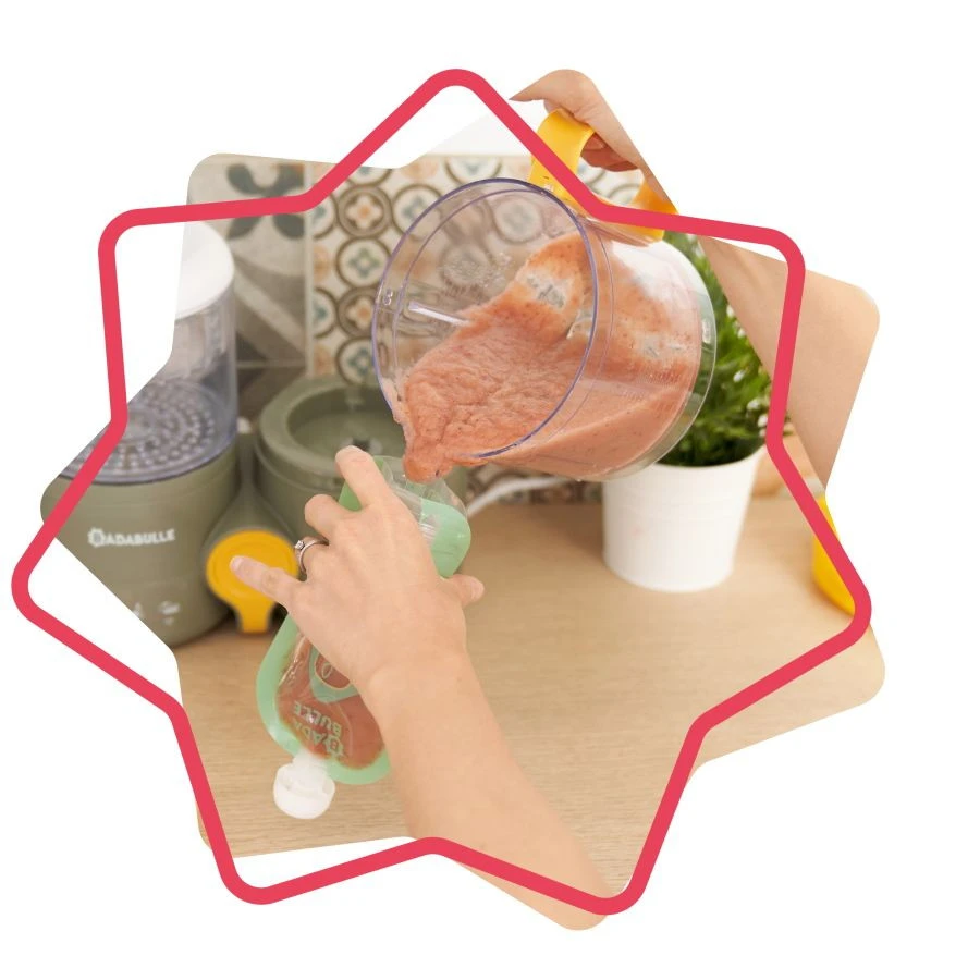 Badabulle 15 Stuks Herbruikbare Knijpzakjes B004500 8 Badabulle 15 Stuks Herbruikbare Knijpzakjes B004500 - Afbeelding 6