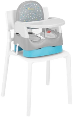 Badabulle Home & Go Grey Booster Stoelverhoger B009011 -Babyproducten Winkel badabulle home go booster grey stoelverhoger b009011 4