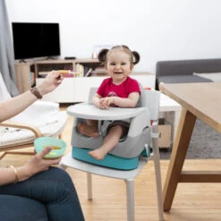 Badabulle Home & Go Grey Booster Stoelverhoger B009011 -Babyproducten Winkel badabulle home go booster grey stoelverhoger b009011 8