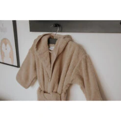 MamaLoes Badstof Zand 0-1jr Badjas ML010305 17 MamaLoes Badstof Zand 0-1jr Badjas ML010305 -Babyproducten Winkel badstof nougat 04 18