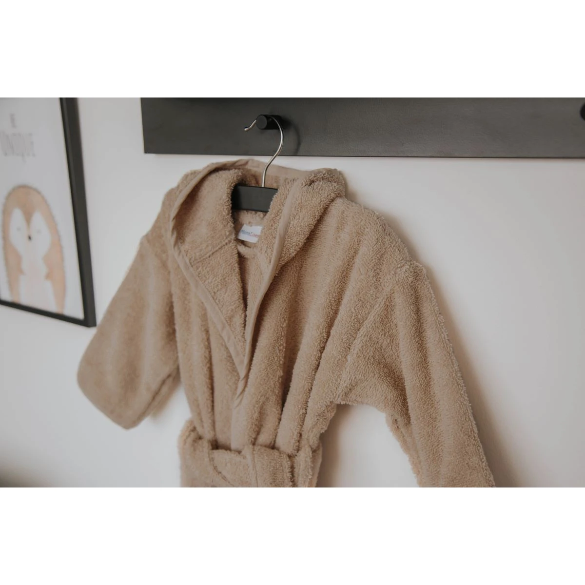 MamaLoes Badstof Light Grey 0-1jr Badjas ML5086 10 MamaLoes Badstof Light Grey 0-1jr Badjas ML5086 - Afbeelding 8