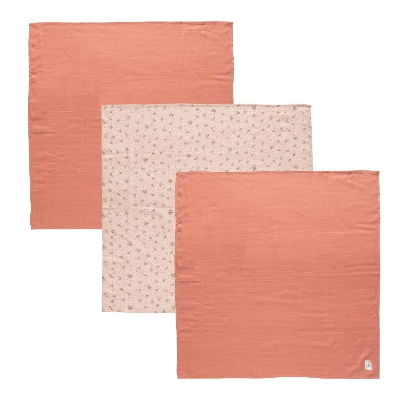 Bébé-jou Bebe-Jou Wish Pink 3 Stuks Hydrofiele Doeken 3051060 3 Bébé-jou Bebe-Jou Wish Pink 3 Stuks Hydrofiele Doeken 3051060