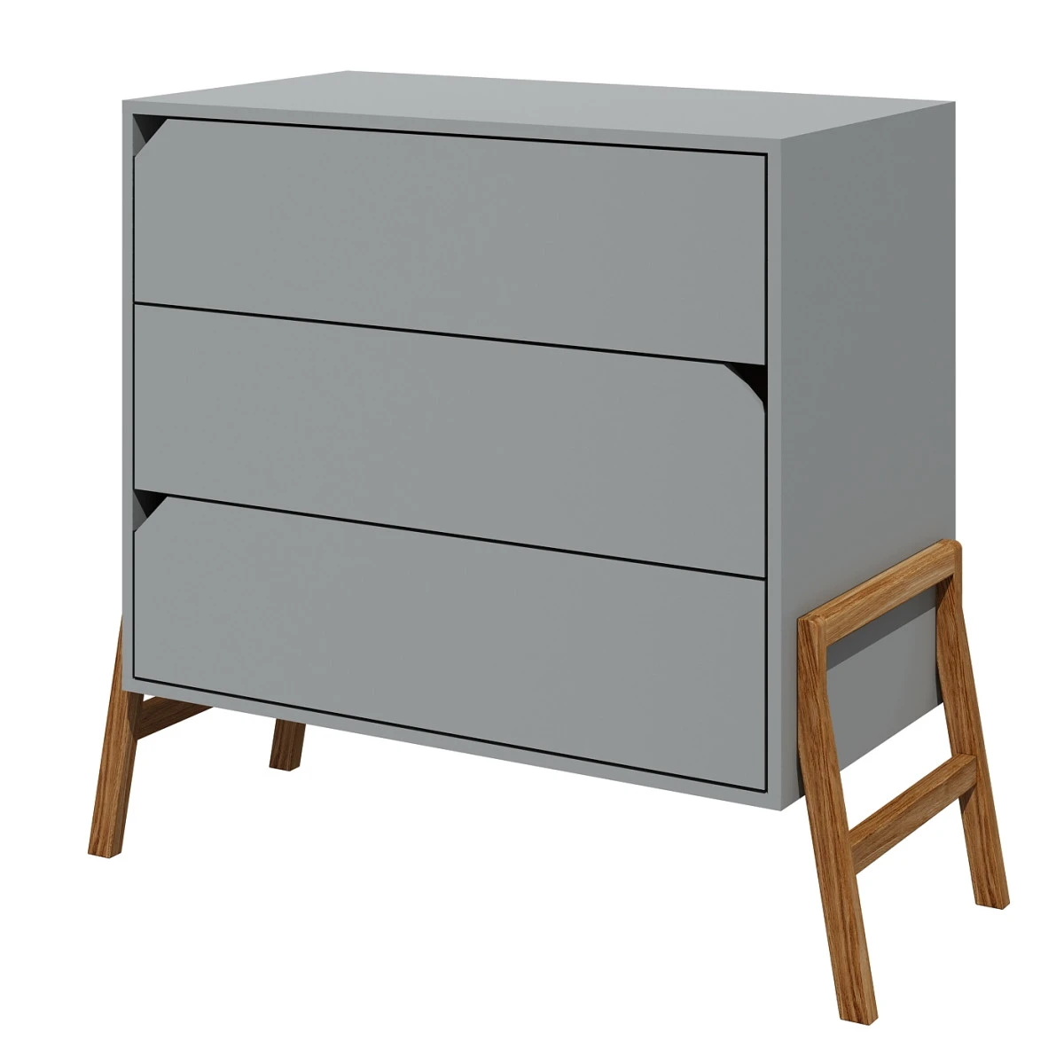 Bellamy Lotta Grey Babykamer: Ledikant/Juniorbed En Commode 10 Bellamy Lotta Grey Babykamer: Ledikant/Juniorbed En Commode - Afbeelding 8