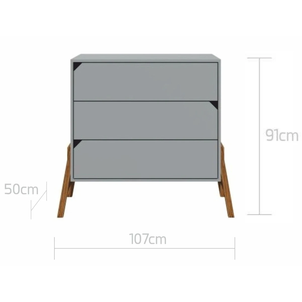 Bellamy Lotta Grey Babykamer: Ledikant/Juniorbed En Commode 11 Bellamy Lotta Grey Babykamer: Ledikant/Juniorbed En Commode - Afbeelding 9