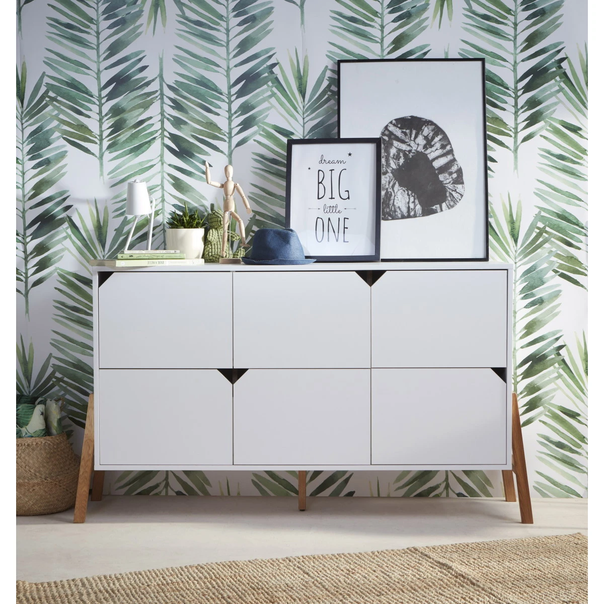 Bellamy Lotta Snow Commode Met 6 Lades LOBIKO6S 6 Bellamy Lotta Snow Commode Met 6 Lades LOBIKO6S - Afbeelding 4