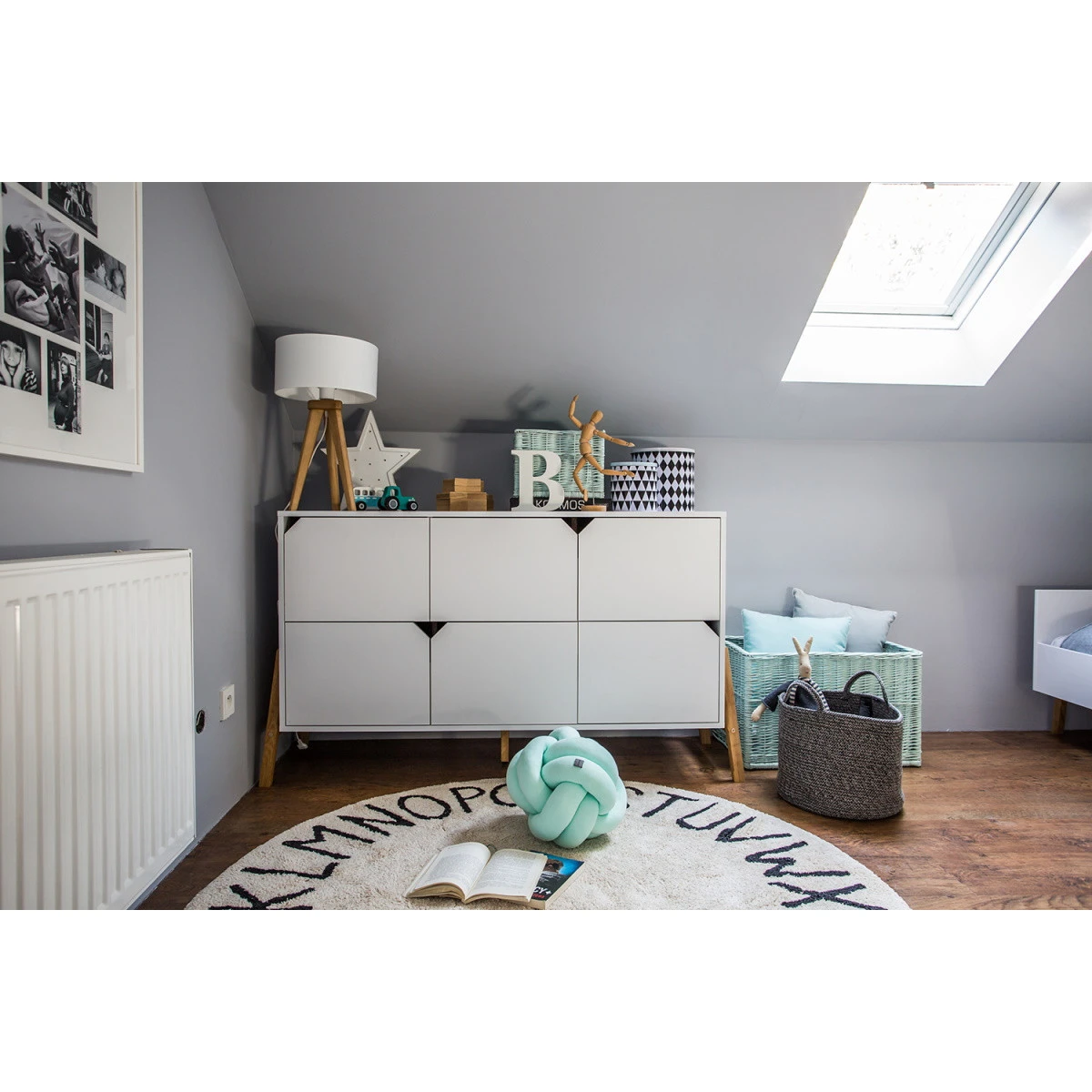 Bellamy Lotta Snow Commode Met 6 Lades LOBIKO6S 8 Bellamy Lotta Snow Commode Met 6 Lades LOBIKO6S - Afbeelding 6