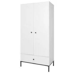 Bellamy Lumi White Babykamer: Ledikant/Juniorbed, Commode En 2-Deurskast 32 Bellamy Lumi White Babykamer: Ledikant/Juniorbed, Commode En 2-Deurskast -Babyproducten Winkel bellamy lumi white 2 deurskast lubisz2d 2 1