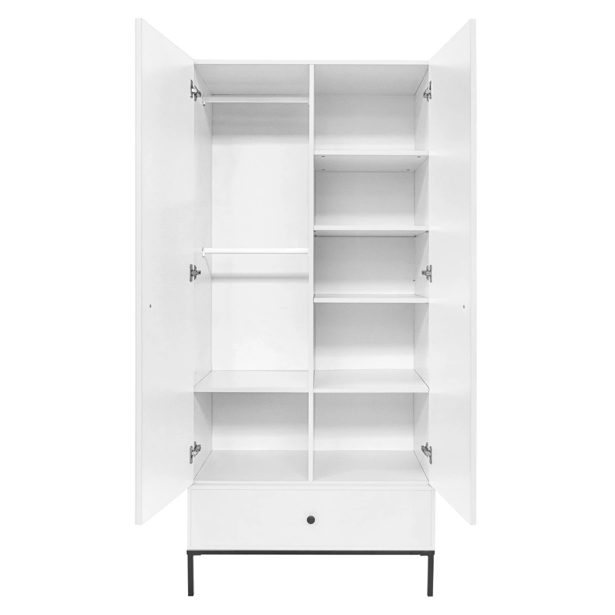 Bellamy Lumi White Babykamer: Ledikant/Juniorbed, Commode En 2-Deurskast 14 Bellamy Lumi White Babykamer: Ledikant/Juniorbed, Commode En 2-Deurskast - Afbeelding 12