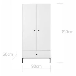 Bellamy Lumi White 2-Deurskast LUBISZ2D 12 Bellamy Lumi White 2-Deurskast LUBISZ2D -Babyproducten Winkel bellamy lumi white 2 deurskast lubisz2d 4