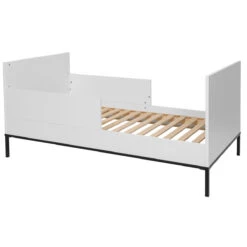 Bellamy Lumi White Babykamer: Ledikant/Juniorbed En Commode -Babyproducten Winkel bellamy lumi white 70 x 140 cm ledikant juniorbed lubilo70 5 1