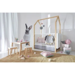 Bellamy Pinette 70 X 140/160 Cm Ledikant/Juniorbed PIBSLO70 23 Bellamy Pinette 70 X 140/160 Cm Ledikant/Juniorbed PIBSLO70 -Babyproducten Winkel bellamy pinette babykamer 03
