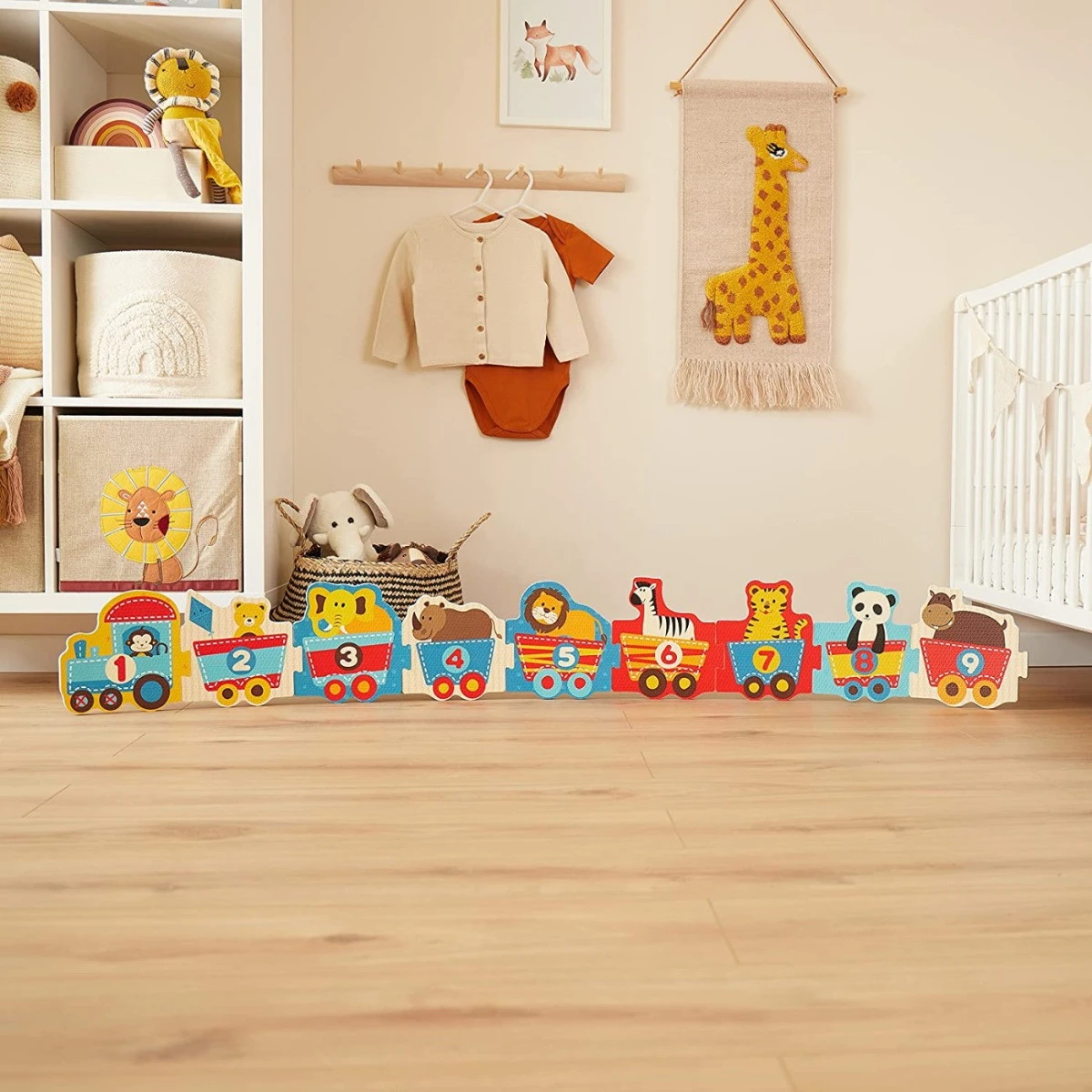 Bieco Dieren Trein Schuimrubberen 9 Stuks Puzzel Mat 19003763 - Afbeelding 7