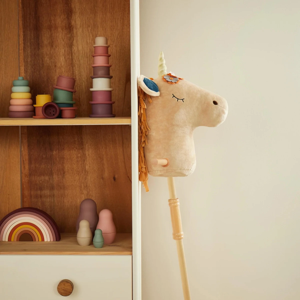 Bieco Magic Beige Stokpaard 7400019 8 Bieco Magic Beige Stokpaard 7400019 - Afbeelding 6