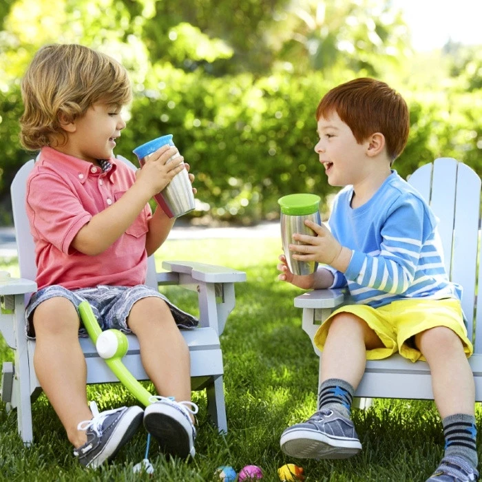 Munchkin Stainless Steel Miracle 360 Cup Blauw Anti-Lek Beker 012370 Div 6 Munchkin Stainless Steel Miracle 360 Cup Blauw Anti-Lek Beker 012370 Div - Afbeelding 4