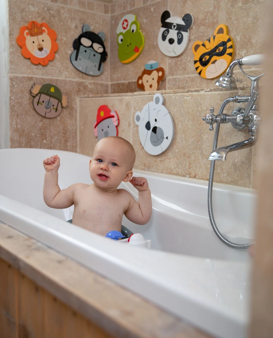 Bo Jungle B-Animal Tijger Neushoorn Kikker 3 Stuks Puzzel B950020 - Afbeelding 10