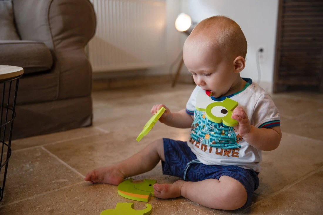 Bo Jungle B-Animal Tijger Neushoorn Kikker 3 Stuks Puzzel B950020 - Afbeelding 8