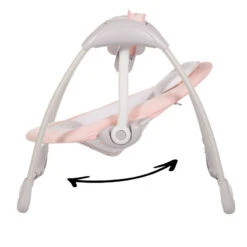 Bo Jungle B-Portable Swing Dolphy Roze/Grijs Babyschommel B700640 -Babyproducten Winkel bo jungle b dolphy roze grijs babyswing b700640 .3