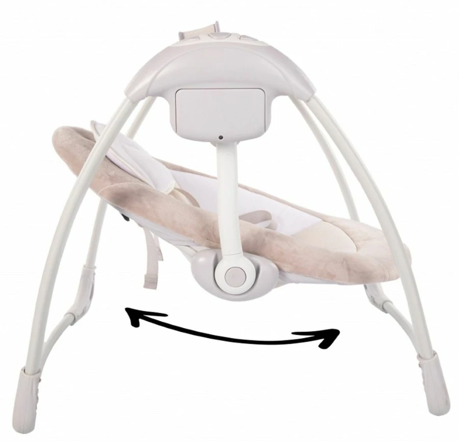 Bo Jungle B-Portable Swing Dolphy Taupe Babyschommel B700610 6 Bo Jungle B-Portable Swing Dolphy Taupe Babyschommel B700610 - Afbeelding 4