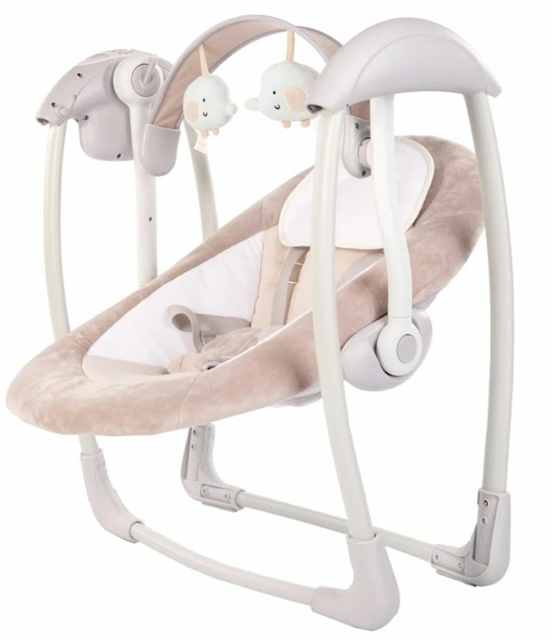 Bo Jungle B-Portable Swing Dolphy Taupe Babyschommel B700610 7 Bo Jungle B-Portable Swing Dolphy Taupe Babyschommel B700610 - Afbeelding 5