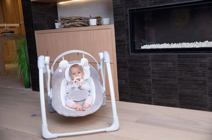 Bo Jungle B-Portable Swing Dolphy Taupe Babyschommel B700610 10 Bo Jungle B-Portable Swing Dolphy Taupe Babyschommel B700610 - Afbeelding 8