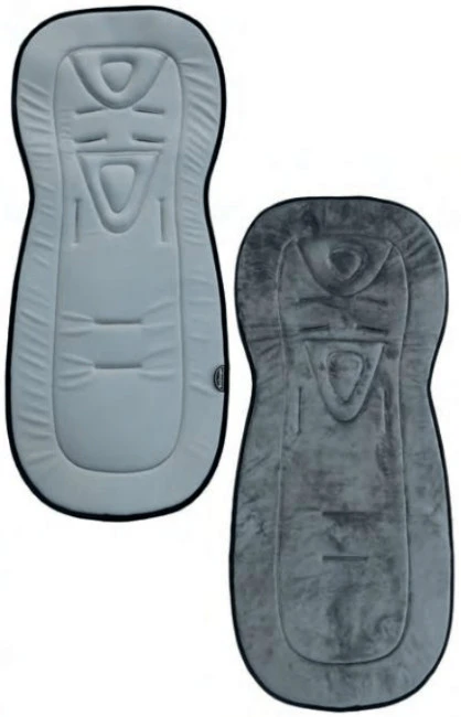 Bo Jungle B-Stroller Liner Grijs/Zwart Universeel Buggy Inlegkussen B300900 3 Bo Jungle B-Stroller Liner Grijs/Zwart Universeel Buggy Inlegkussen B300900