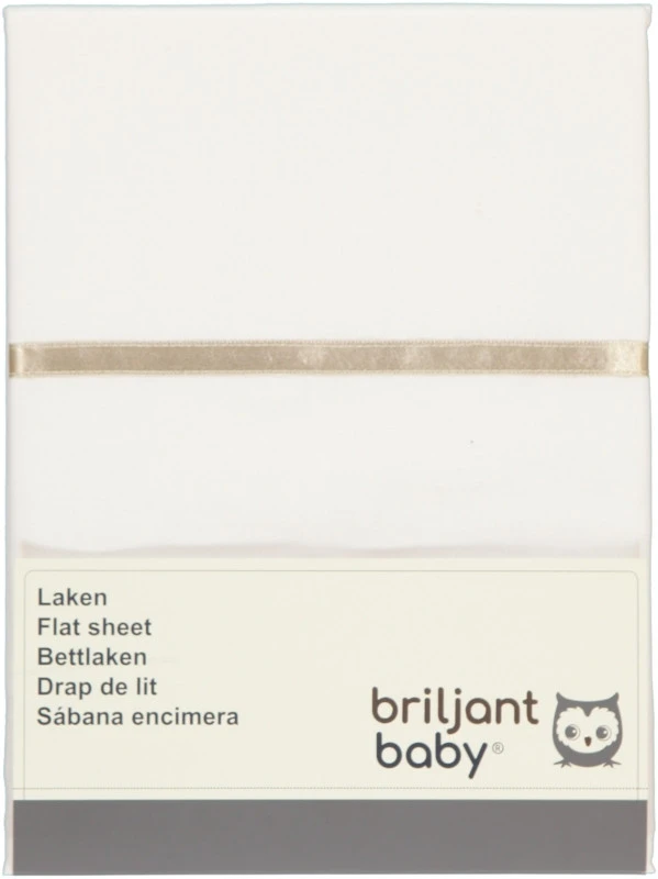 Briljant Bias Tape Zand 100 X 150 Cm Ledikantlaken 4 Briljant Bias Tape Zand 100 X 150 Cm Ledikantlaken - Afbeelding 2