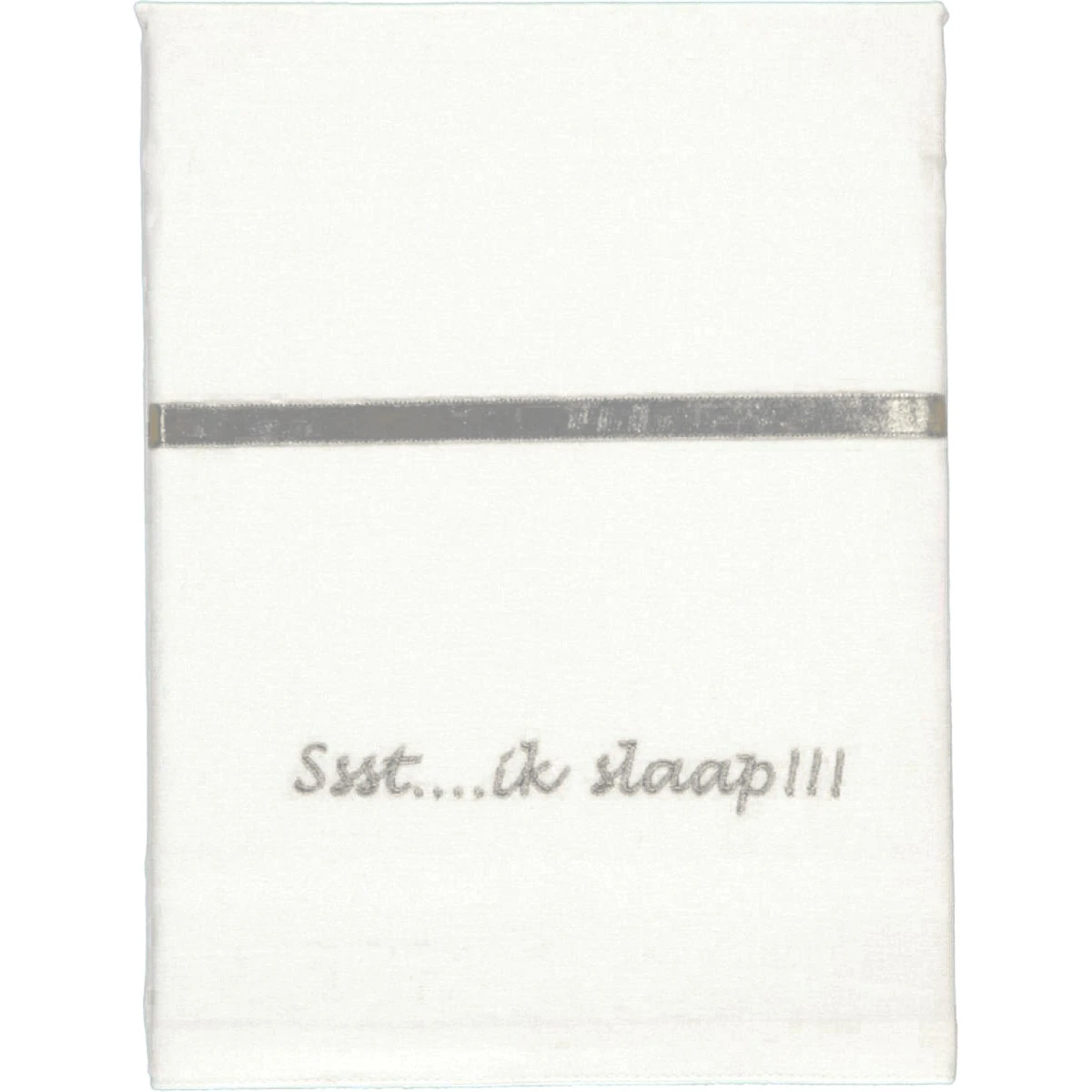 Briljant Ssst....ik Slaap!!! Grijs 75 X 100 Cm Wieglaken 3 Briljant Ssst....ik Slaap!!! Grijs 75 X 100 Cm Wieglaken