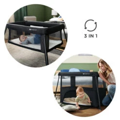 Kinderkraft Cami Black 3-in-1 Campingbed KLCAMI00BLK0000 -Babyproducten Winkel cami sfeer 4 1