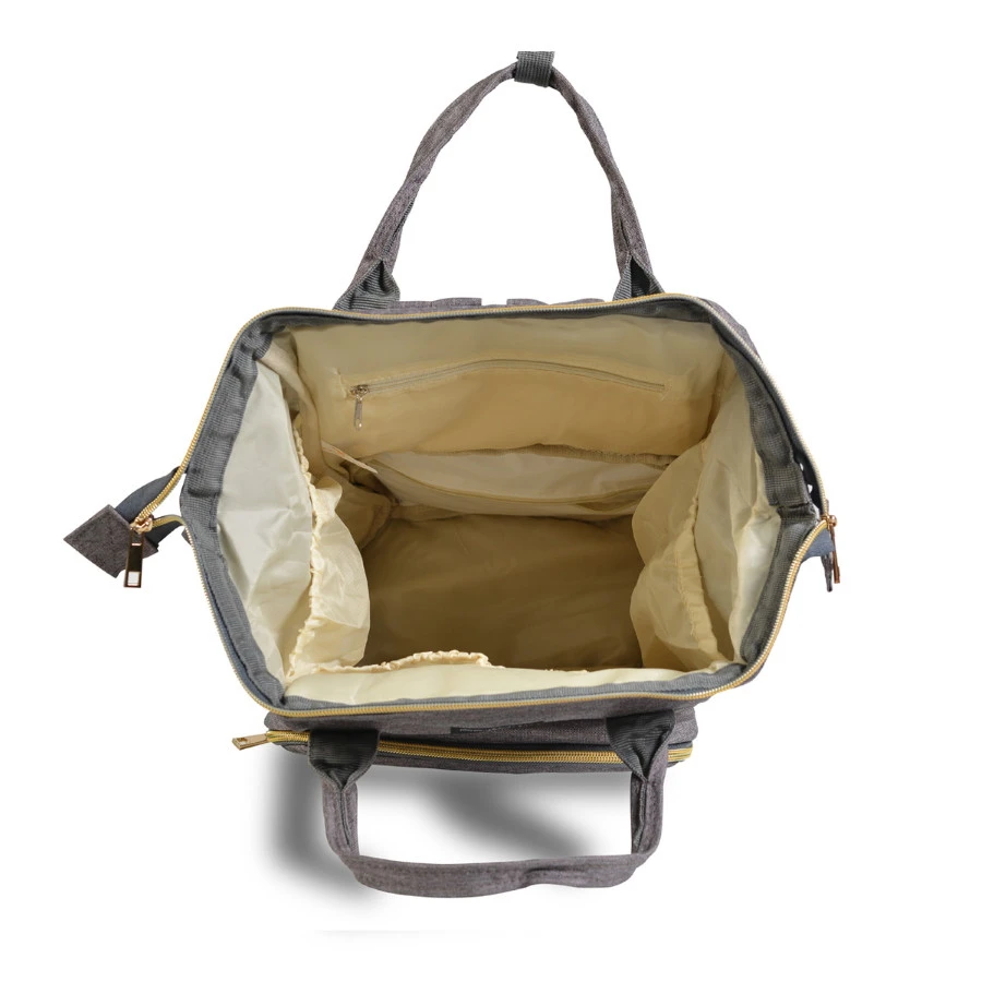 Cangaroo Amelia Zwart Rugzak/Luiertas 5 Cangaroo Amelia Zwart Rugzak/Luiertas - Afbeelding 3