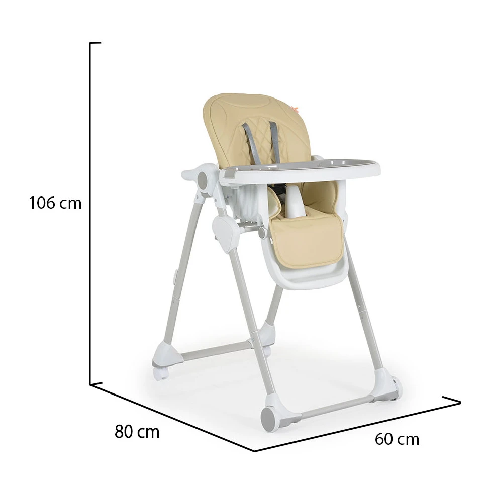 Cangaroo Brownie Beige Kinderstoel 15 Cangaroo Brownie Beige Kinderstoel - Afbeelding 13