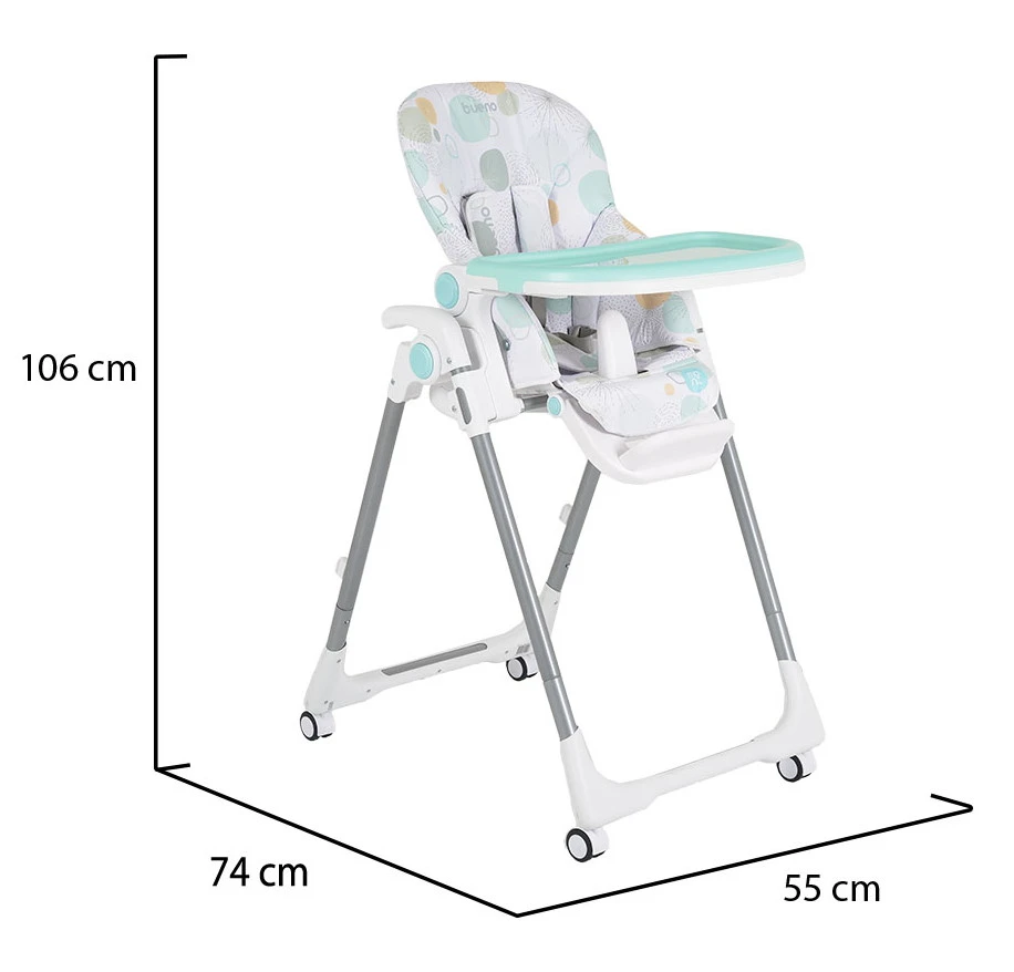 Cangaroo Bueno Blauw Kinderstoel 109980 14 Cangaroo Bueno Blauw Kinderstoel 109980 - Afbeelding 12