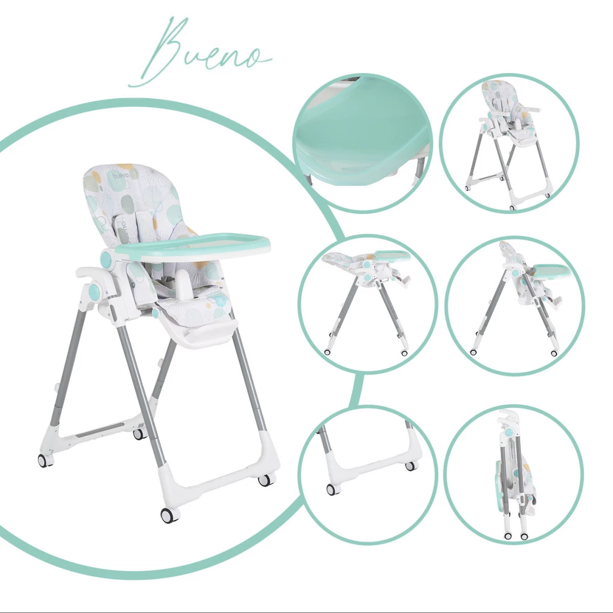 Cangaroo Bueno Blauw Kinderstoel 109980 15 Cangaroo Bueno Blauw Kinderstoel 109980 - Afbeelding 13