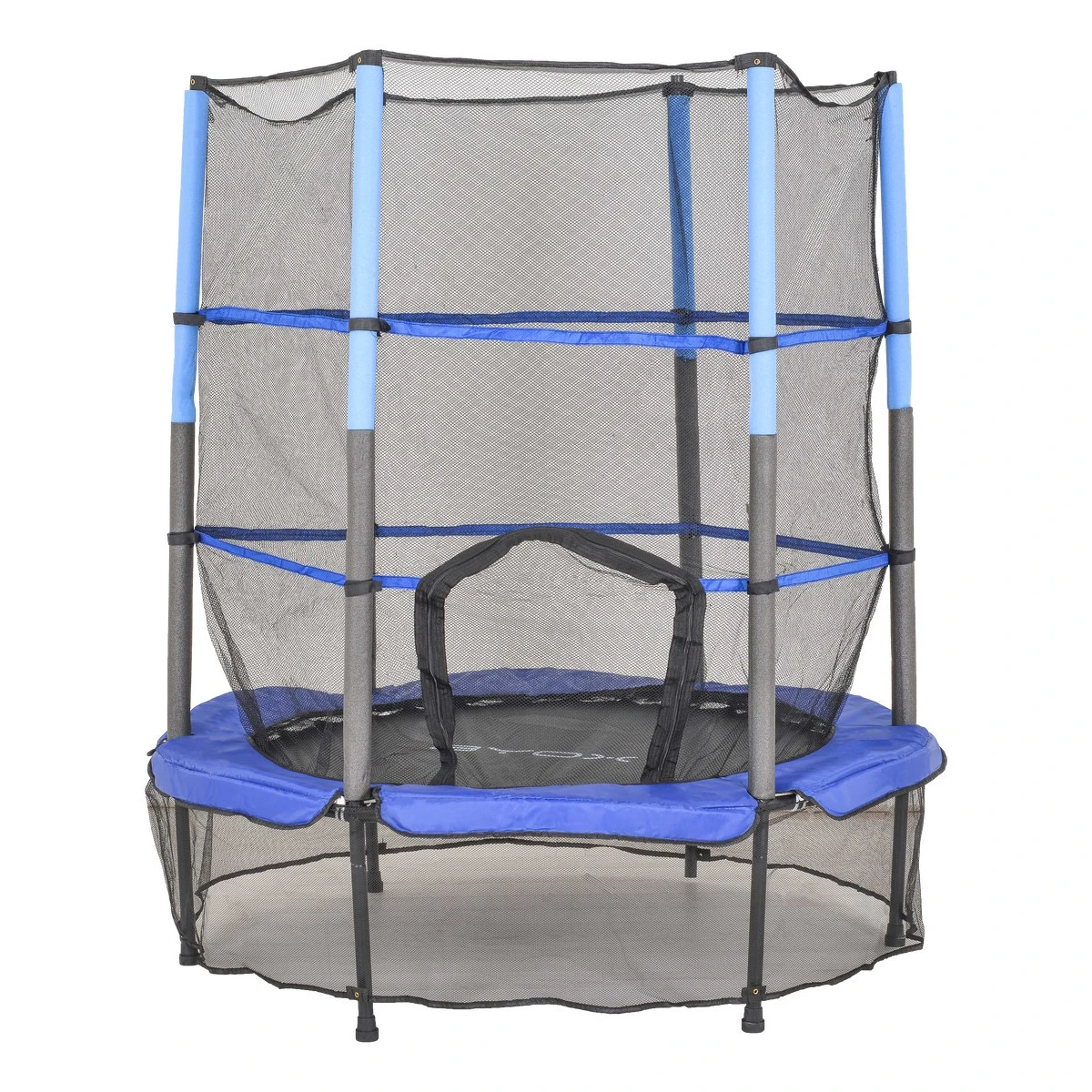 Cangaroo Hop Blauw 140 Cm Trampoline Met Net 3 Cangaroo Hop Blauw 140 Cm Trampoline Met Net