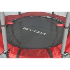 Cangaroo Hop Rood 140 Cm Trampoline Met Net -Babyproducten Winkel cangaroo byox hop rood 140 cm trampoline met net 1